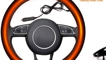 Heated Car Steering Wheel Cover