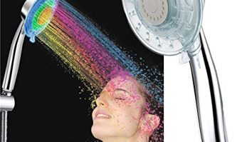LED Rainbow Color Changing Shower Head