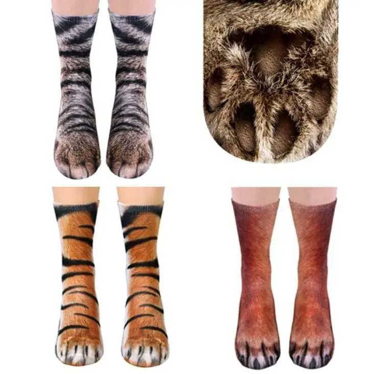 Realistic Animal Print Socks Make You Look Like You have Animal Hooves