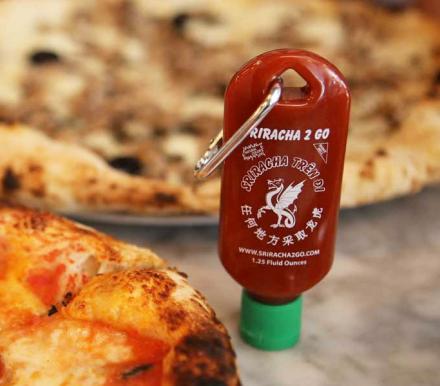 Sriracha 2 Go Keychain