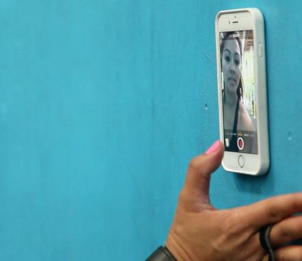 Sticky iphone case