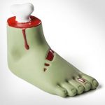 Zombie foot dog toy