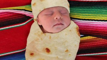 Baby Tortilla Blanket and Hat