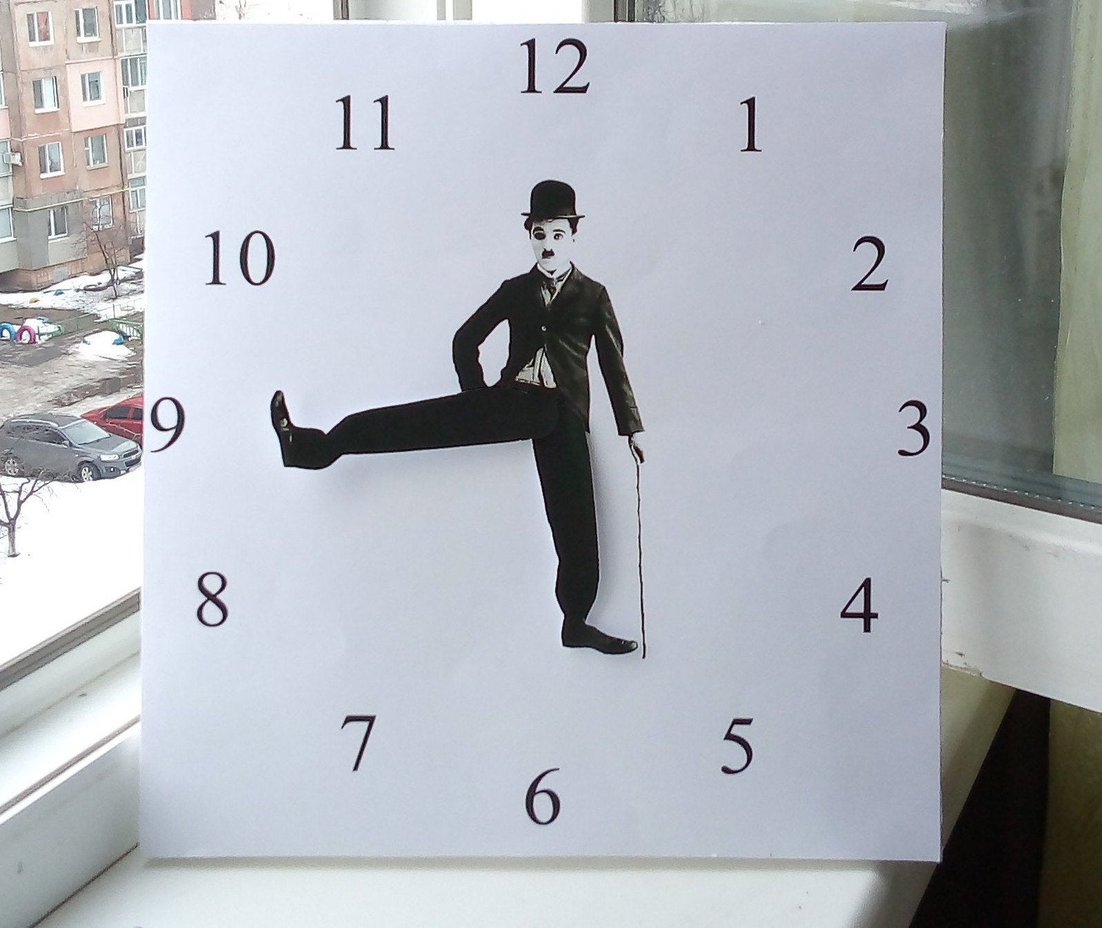 Charlie Chaplin Wall Clock