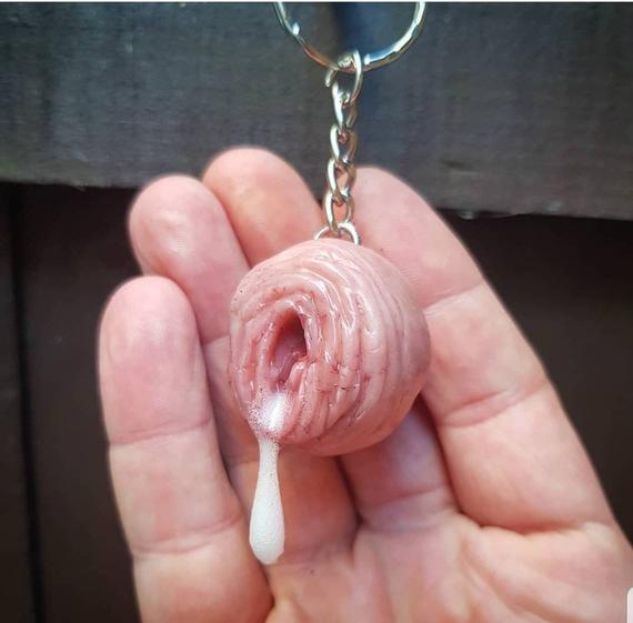 Dripping Foreskin Keychain