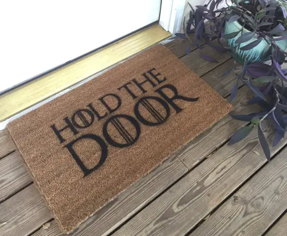 Game Of Thrones Hold The Door Doormat