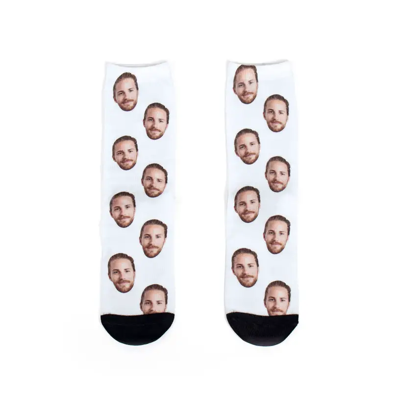 Personalised Many Face Your Face Socks