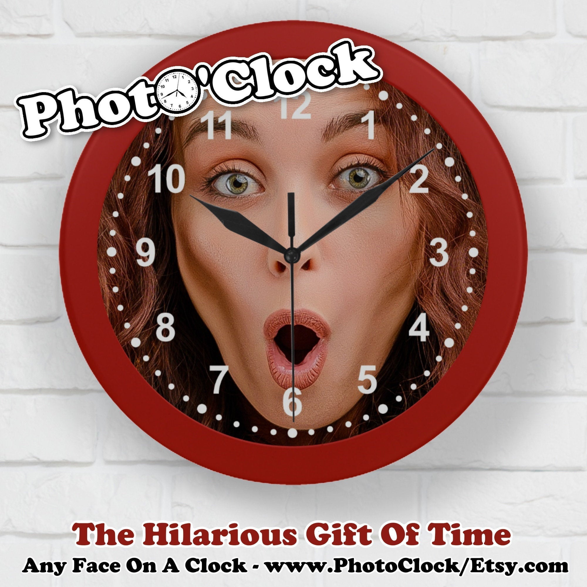 Photoclock Personalised Wall Clock