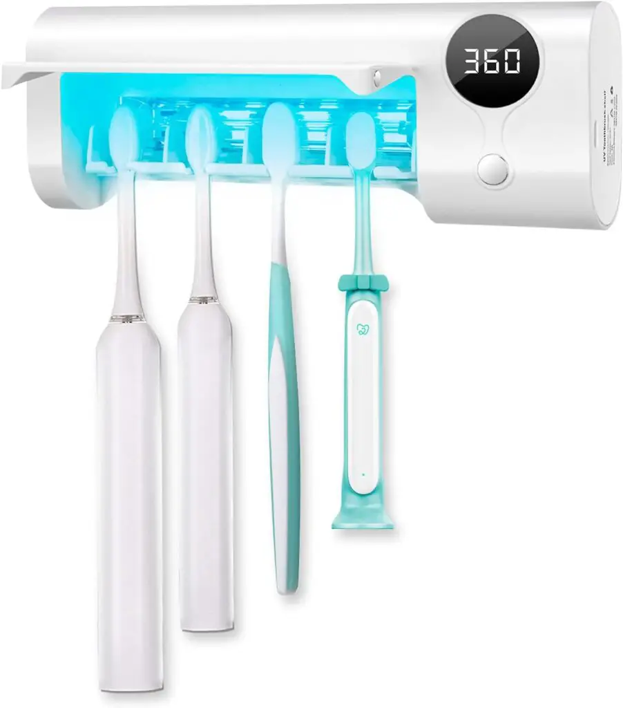 UV Antibacterial Toothbrush Holder