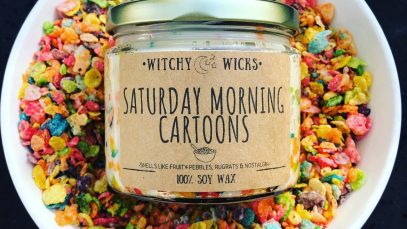 Saturday Morning Cartoons Nostalgic Candle