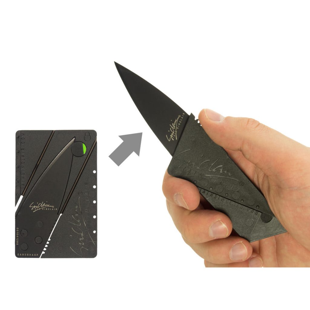 Credit Card Folding Knife concealed and unique defense weapon