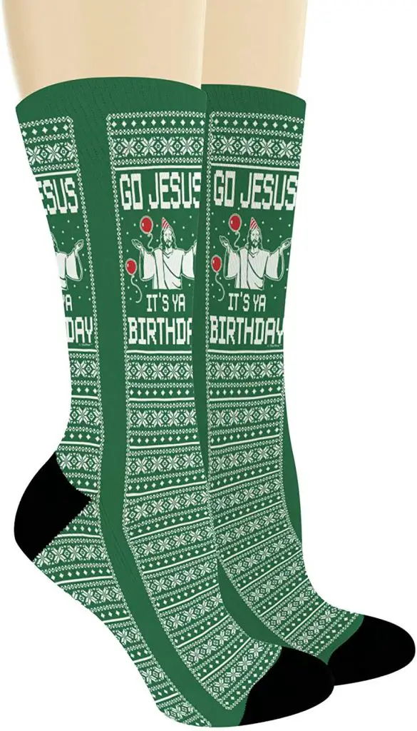 Go Jesus Its Your Birthday Socks