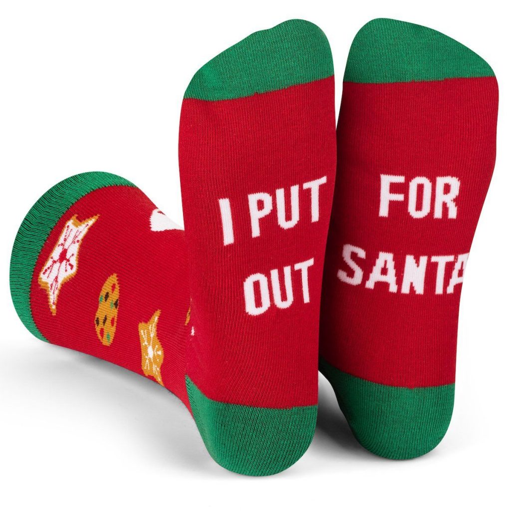 I Put Out For Santa Socks