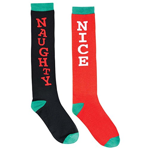 Naughty & Nice Christmas Socks