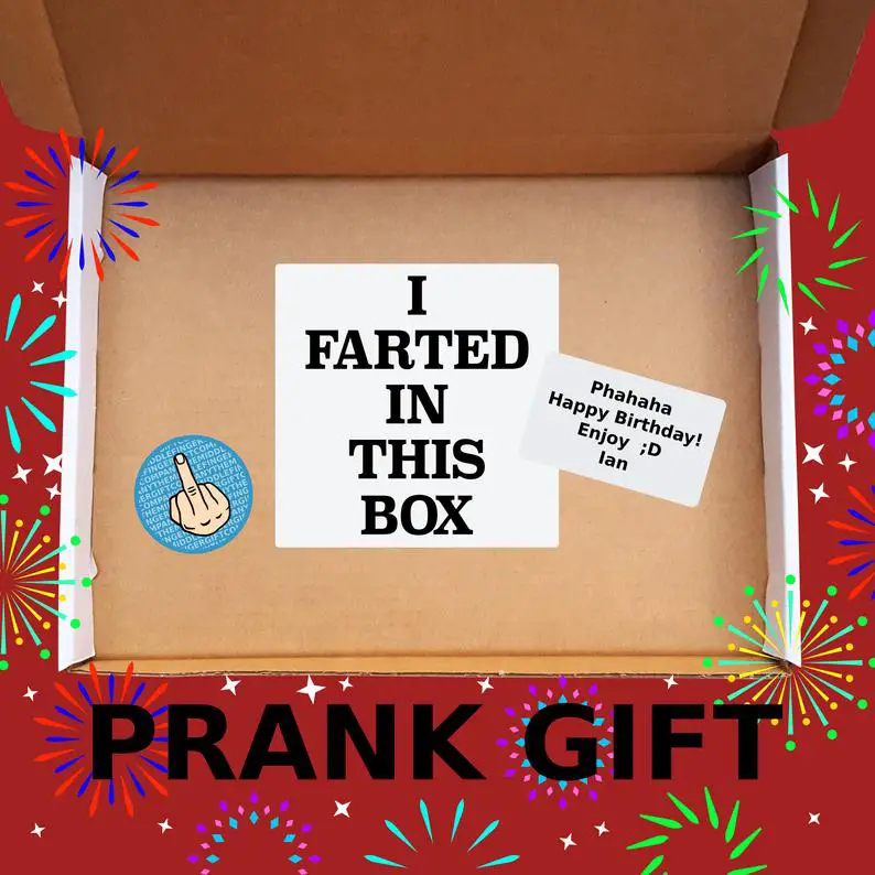I Farted In This Box Mail Prank