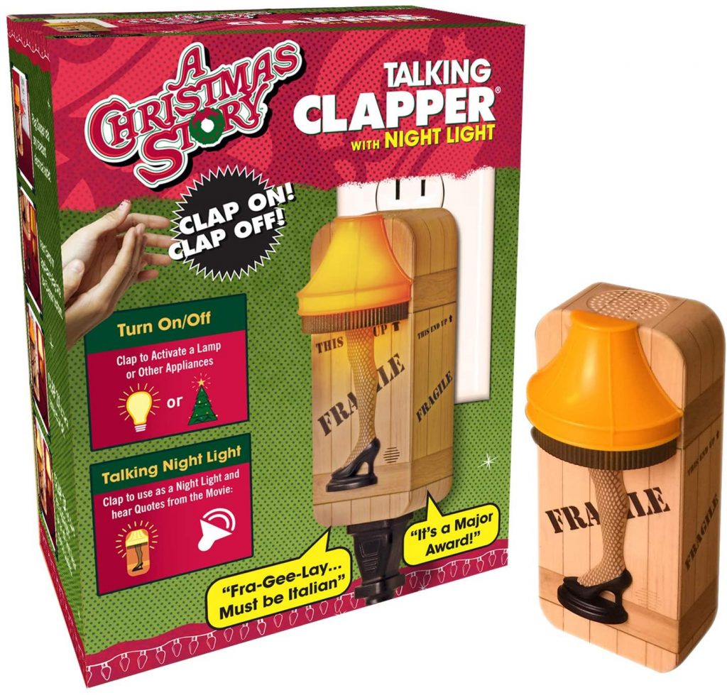 Nightlight Clapper That Talks Quotes From The Christmas Story Movie