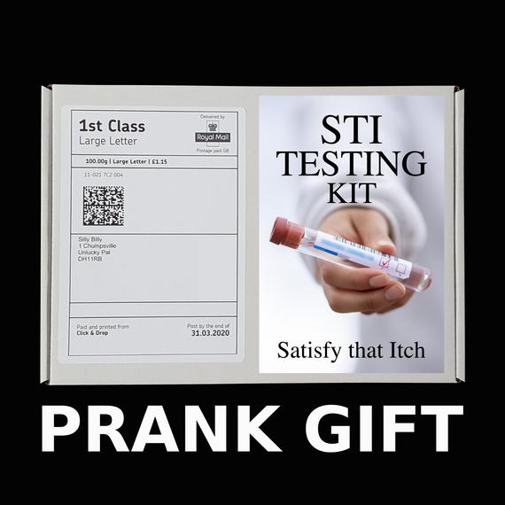 STI Testing Kit Mail Prank