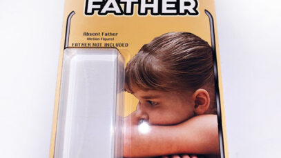 Absent father action figure