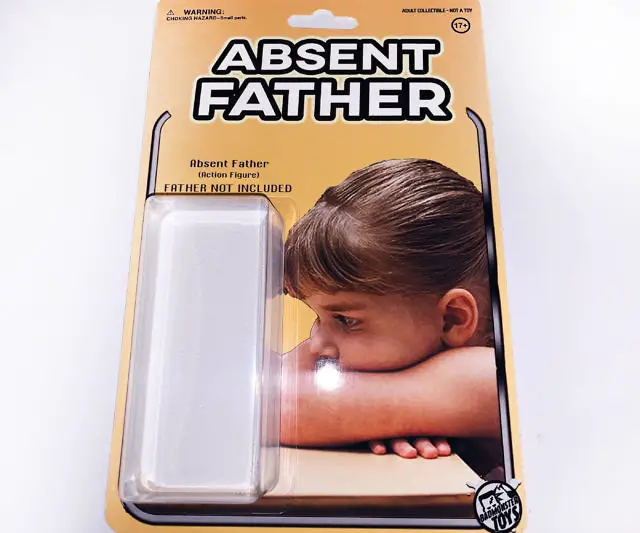 Absent father action figure