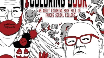 Serial killer coloring book for adults