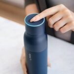 Self cleaning water bottle