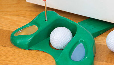 Golf door stopper as a gift for golfers