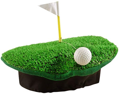 golf green turf hat golf party hat