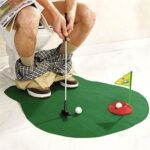 Potty putter toilet time golf game and set