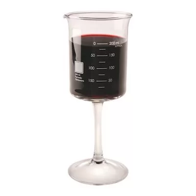 Periodic tableware wine glass