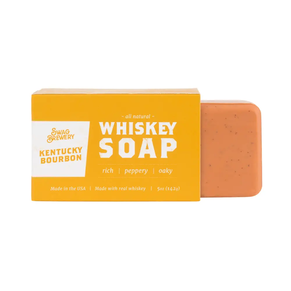 Whiskey soap from Kentucky bourbon