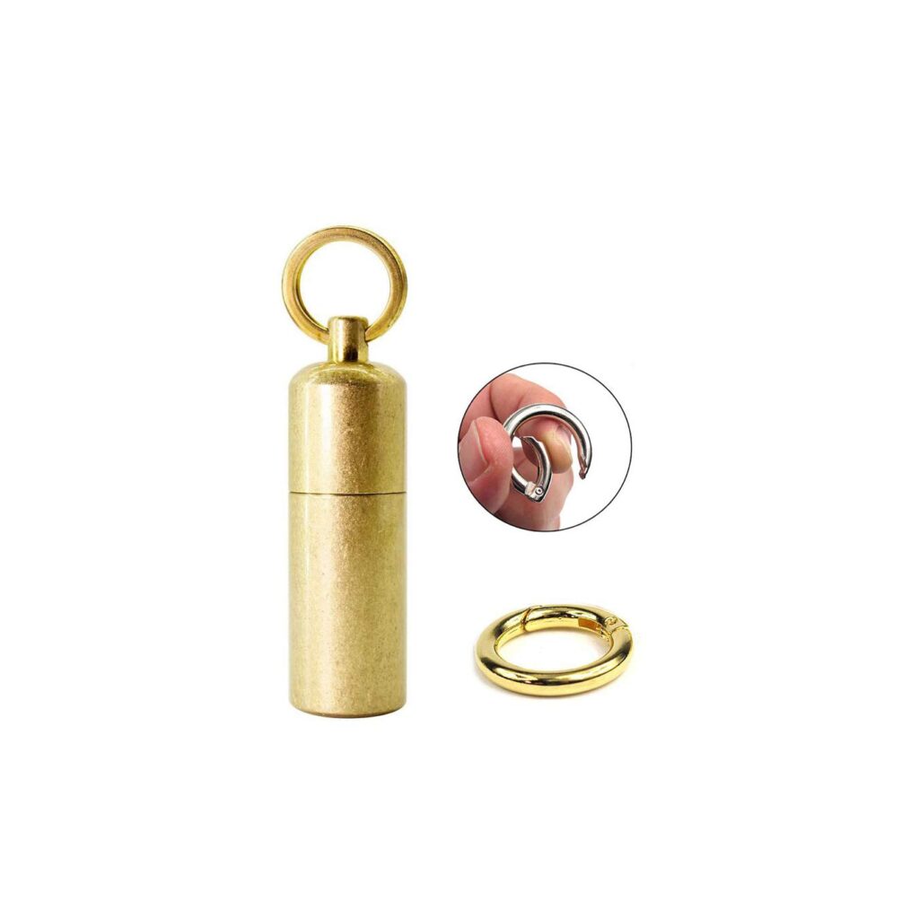 EDC Peanut lighter keychain