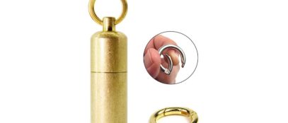 EDC Peanut lighter keychain