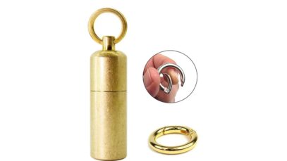EDC Peanut lighter keychain